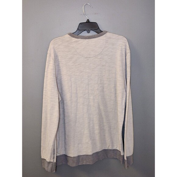 UNTUCKit Pocket T-Shirt Men's XL Gray Long Sleeve Cotton Crew Casual Almar - Picture 3 of 5